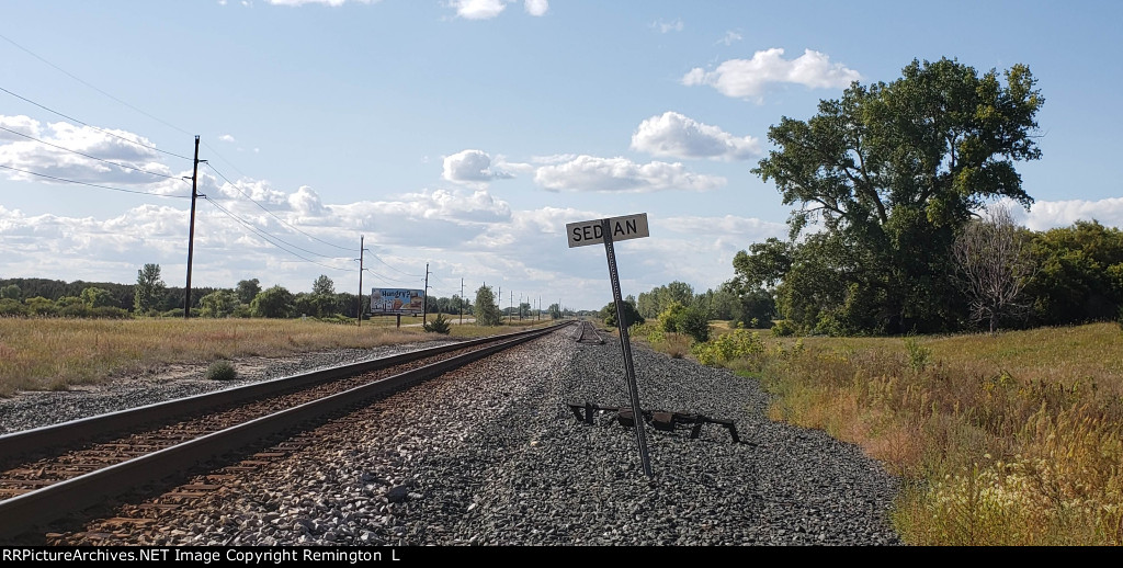 Sedan Station Sign